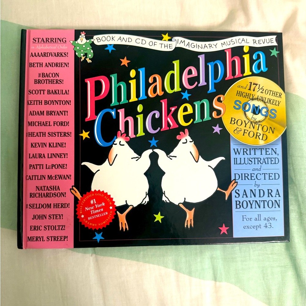 Philadelphia Chickens Hardcover Book with CD